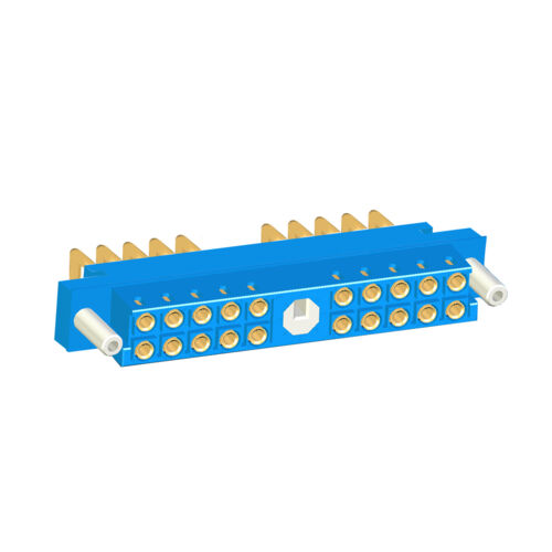 20-Pin Scorpion Female Connector, 20A, Right Angle PCB Mount