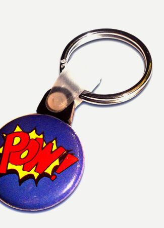 25mm Button Keyrings