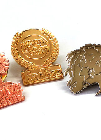Stamped Metal Badges (no colour infill)