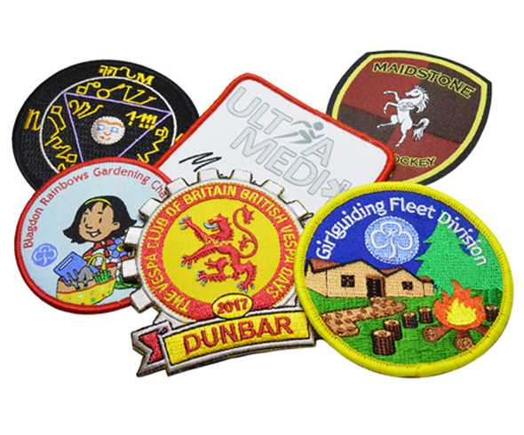 Embroidered and Woven Badges - Patches made with your own designs
