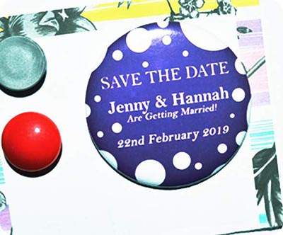 Weddings and Save the Date - Personalised fridge magnets and more