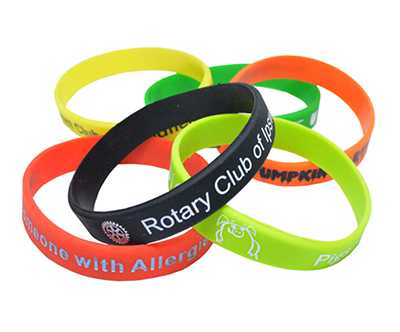 Wristbands - Silicone or fabric customised bands