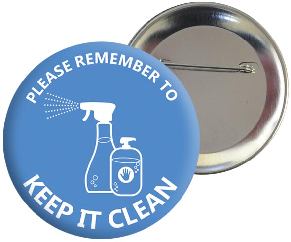 Keep It Clean Badge