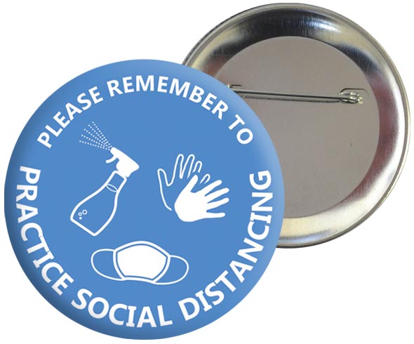 Social Distancing Badge