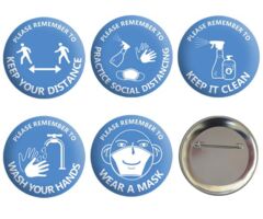Covid Safety Badge Sets