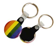 25mm Button Keyrings