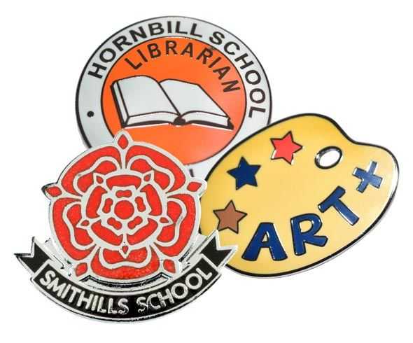 Bespoke enamel badges for schools