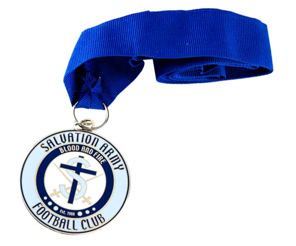 Enamel medals with ribbons