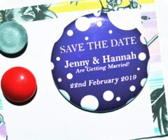 Save The Date Fridge Magnets