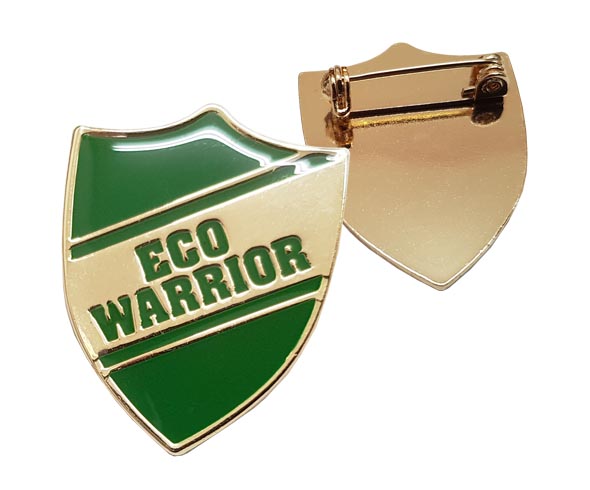 Eco Warrior Shield Badges