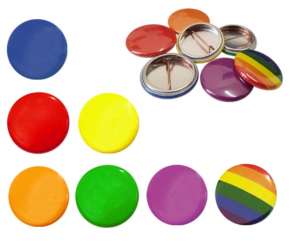 House Colours 25mm Button Badges