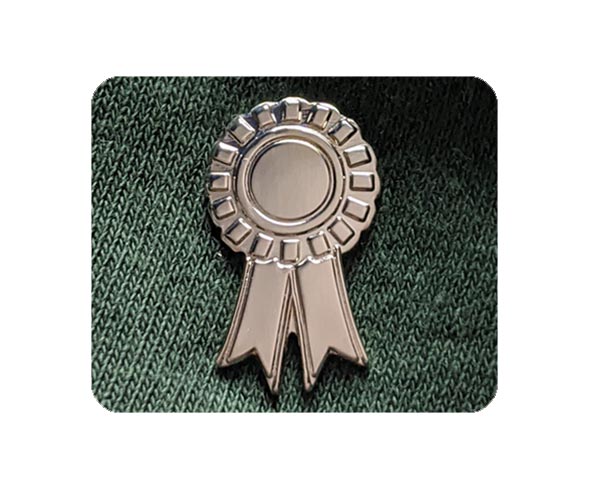 Silver Rosette badge