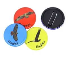 Custom Printed Pinless Button Badges