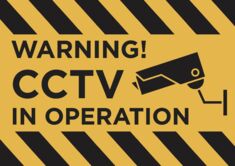 Warning! CCTV In Operation sign