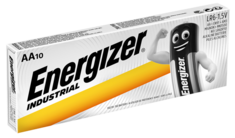 Energizer Industrial AA LR6 Batteries Box of 10