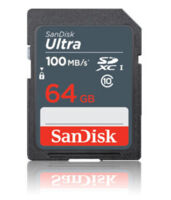 SanDisk 64GB Ultra SDXC Memory Card 100MBs Class 10 UHS-I
