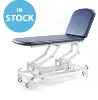 Medicare 2 Section Couch (Fully Electric, Dark Blue) - In Stock