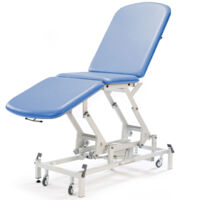Medicare 3 Section Couch (Electric, Sky Blue) - In Stock