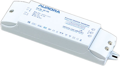 Aurora AU-150 12V 150 Watt Dimmable Electronic Low Voltage Transformer