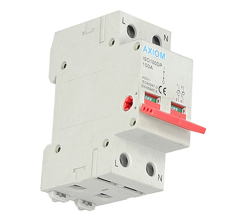 CED Axiom 100A Main Switch 2 Pole