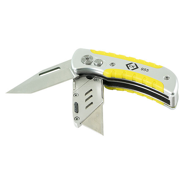 C.K T0955 Twin Blade Folding Utility Knife
