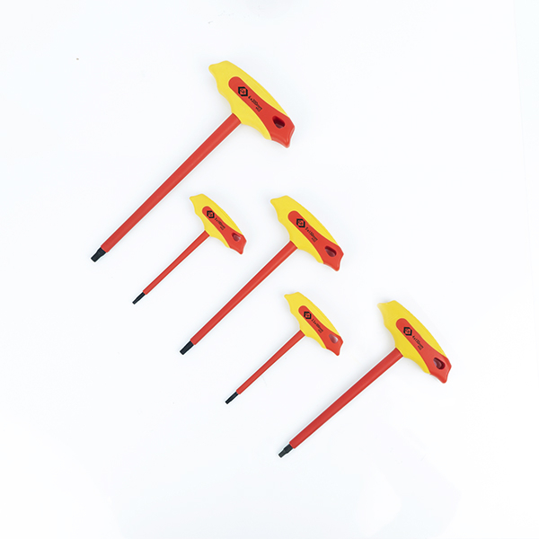 C.K T4422-SET Insulated T Handle Hex Keys Set - 3, 3.5, 4, 5 and 6 mm