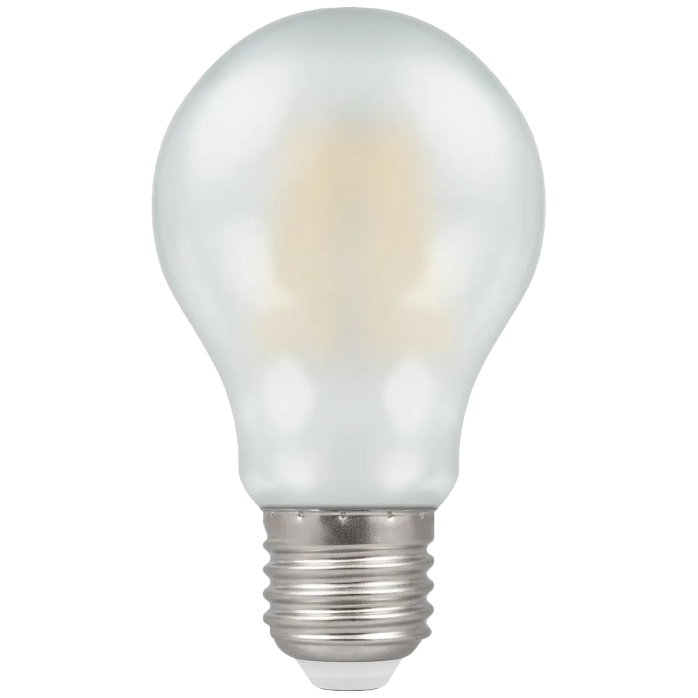 Crompton 5945 5W Dimmable LED ES/E27 Filament Pearl GLS Lamp Warm White