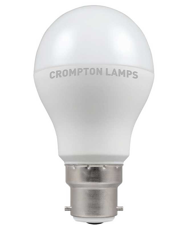 Crompton 11854 11W Dimmable LED BC/B22 Frosted GLS Lamp Daylight