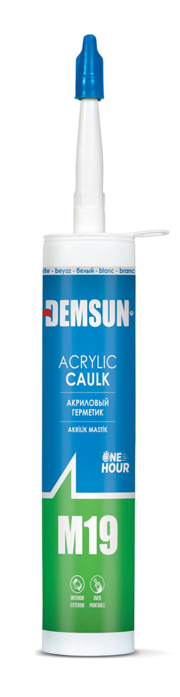 Demsun M19 Acrylic Caulk White Silicone 310ml