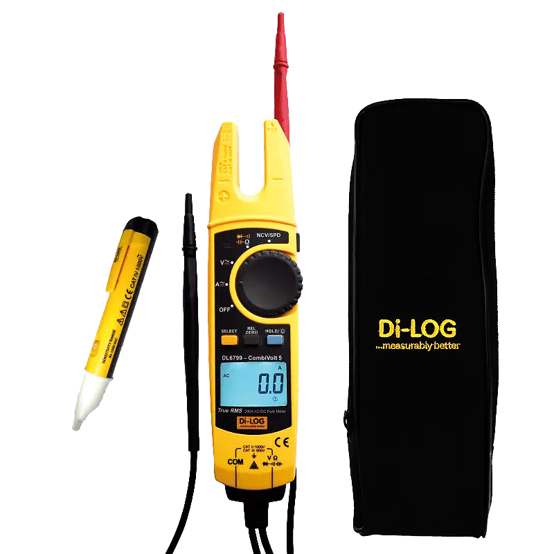 Di-log DL114 Digital Multimeter Continuity Voltage Amperage Tester Meter 