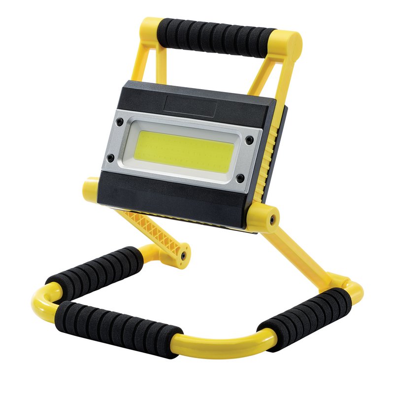 Draper 99707 20 Watt COB LED Rechargeable Folding Worklight & Power Bank - peclights london