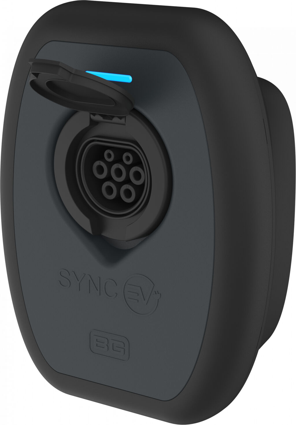 BG SyncEV EVWC2S7G 7.4kW Wall Charger Socket with WiFi & Smart Functionality
