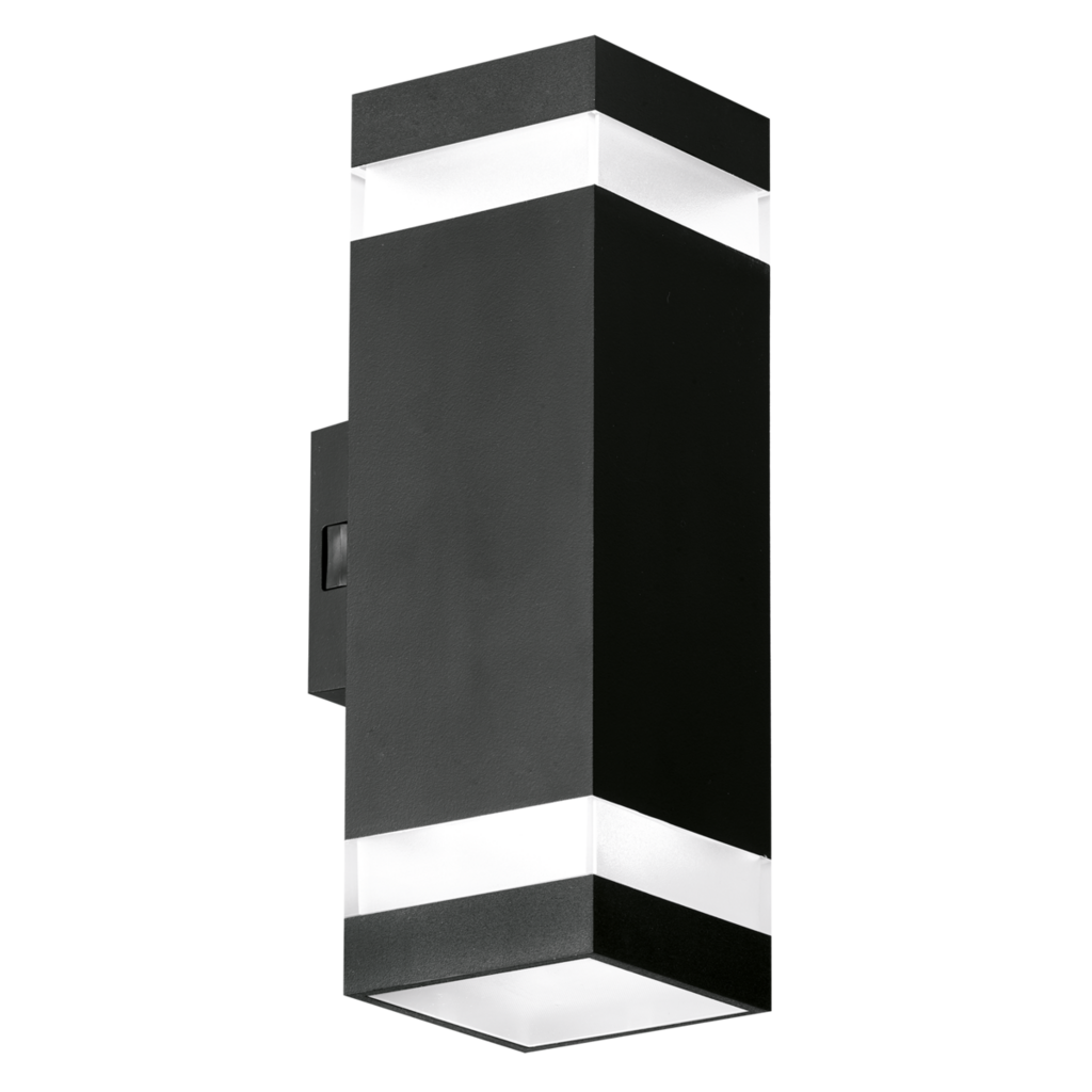Enlite WL13/CS Coastal Outdoor Up and Down Wall Light Square Stripe