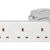 429.850UK 6 Gang Extension Socket with Surge Protection
