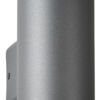 Forum 41711-GRY Zink Beata Round Up/Down Wall Light Grey