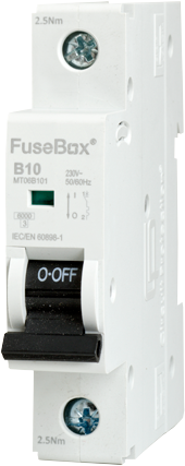 Fusebox MT06B101 SP B Curve 10 Amp MCB - PEC Lights