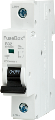 Fusebox MT06B321 SP B Curve 32 Amp MCB -peclights