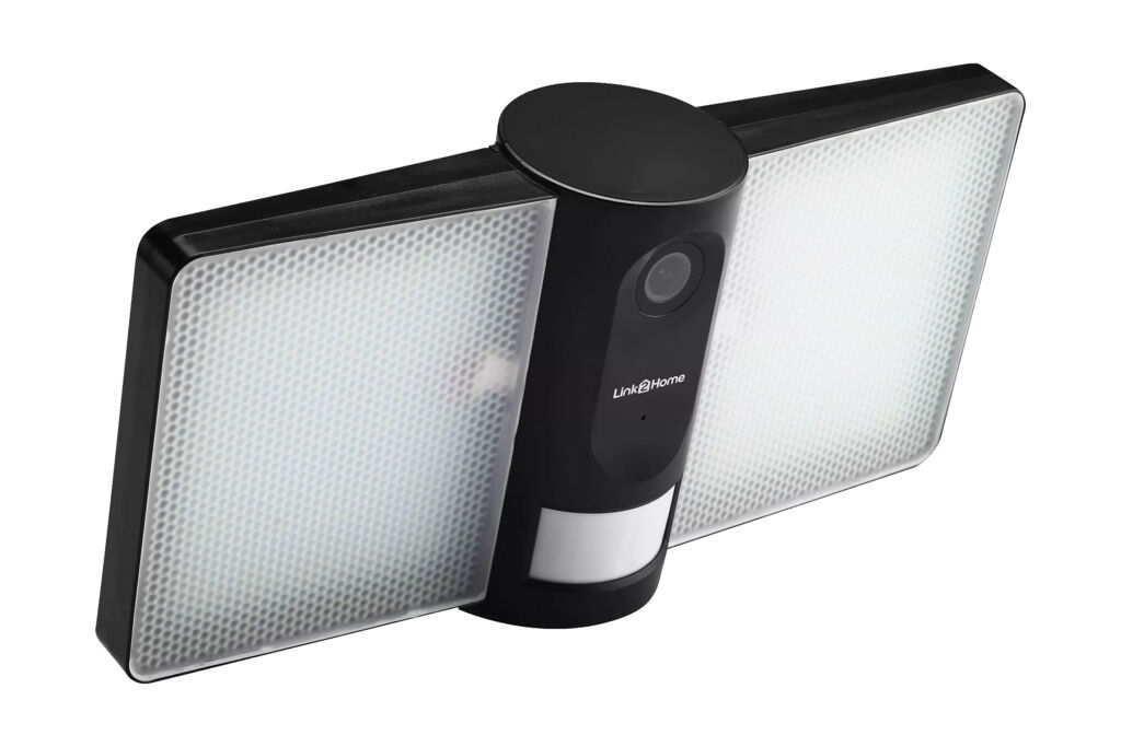 Link2Home Smart WiFI LED Floodlight with PIR & Camera
