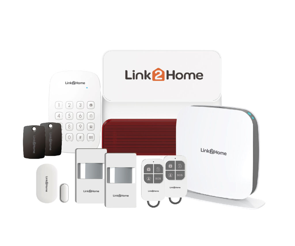 Link2Home L2H-SECUREKIT 10 Piece Smart Alarm Kit