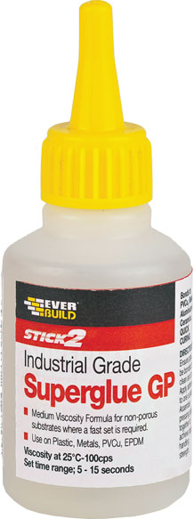 Olympic Fixings Stick 2 Industrial Superglue 50gm