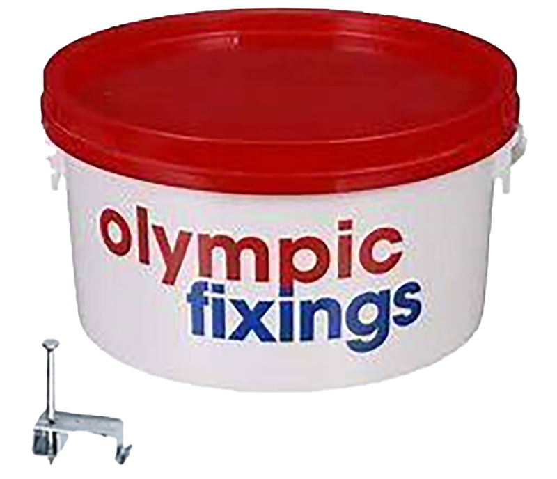 Olympic Clip4Fire Metal Flat Cable Clips 1-2.5mm & 4-6mm Traders Tub