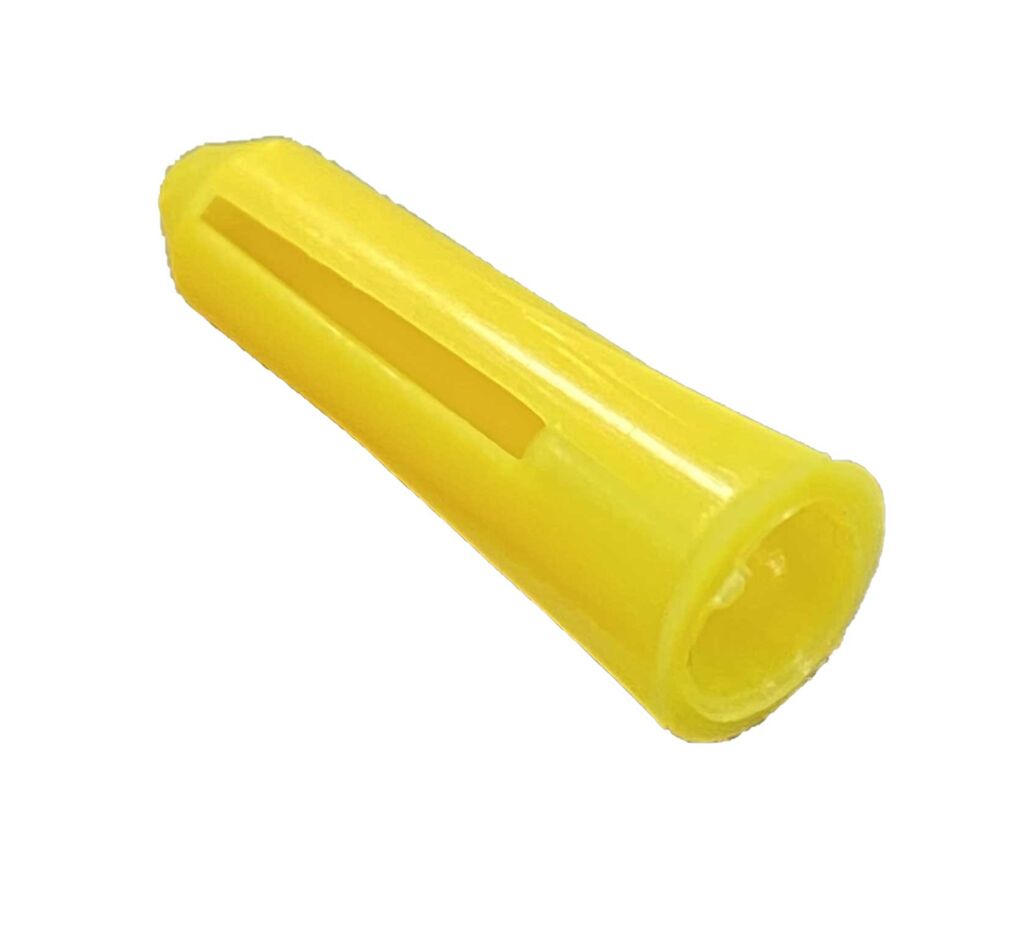 Tower 51AP1 Yellow Wall Plugs Pack 100