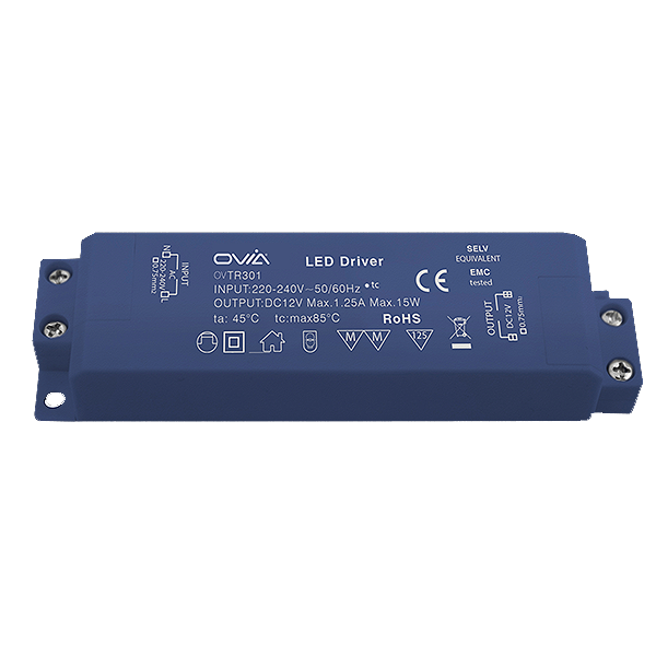 Scolmore Ovia OVTR301 12V 0.5 -15W Constant Voltage LED Driver