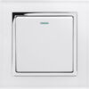 Retractive/Pulse Light Switch 1 Gang White CT