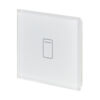 01401 1 Gang 2 Way/Intermediate Touch Switch White Glass