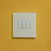 Lifestyle 01404 3 Gang 1 Way Touch Switch White Glass