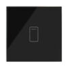 01406 1 Gang 1 Way Touch Switch Black Glass
