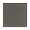 Retrotouch Crystal 01434 1 Gang 2 Way Touch Dimmer Grey Glass