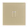 Retrotouch Crystal 01436 1 Gang 2 Way Touch Dimmer Brass Glass