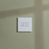 Wi-Fi 1 Gang Touch Dimmable Switch White Glass